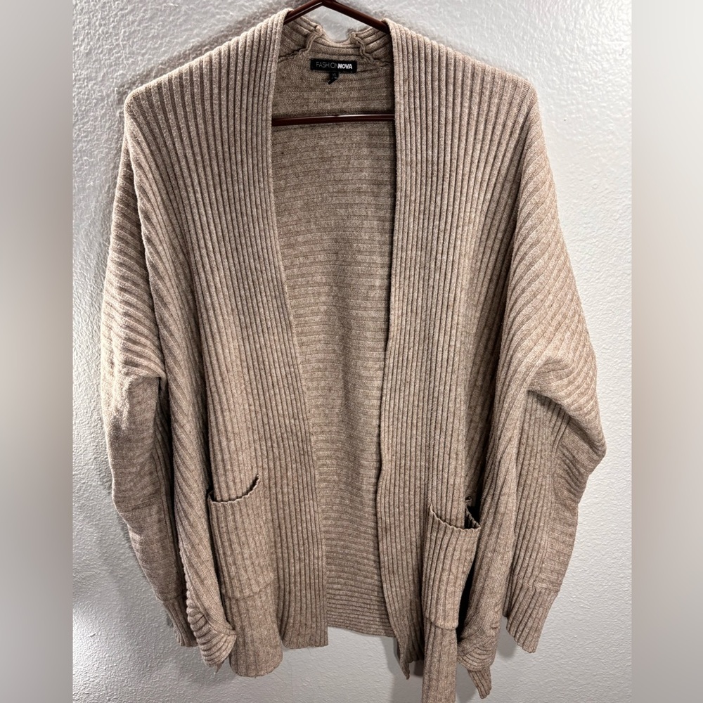 Long Cardigan with Pockets